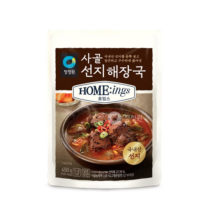 청정원 호밍스 사골선지해장국, 450g, 1개 대표 이미지 - 청정원 호밍스 추천