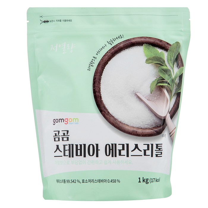 곰곰 스테비아 에리스리톨, 1kg, 1개 대표 이미지 - 스테비아 추천