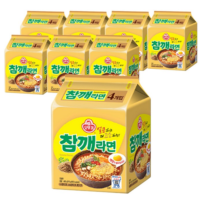 오뚜기 참깨라면 115g, 32개 대표 이미지 - 오뚜기 라면 추천