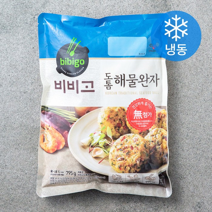 비비고 도톰해물완자 (냉동), 795g, 1개 대표 이미지 - 동그랑땡 추천