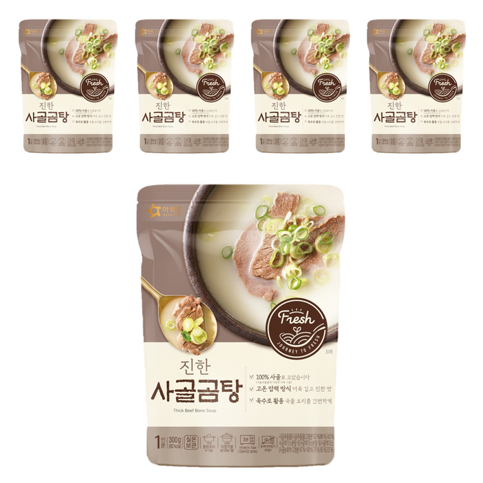 아워홈 진한 사골곰탕, 300g, 5개 대표 이미지 - 사골곰탕 추천