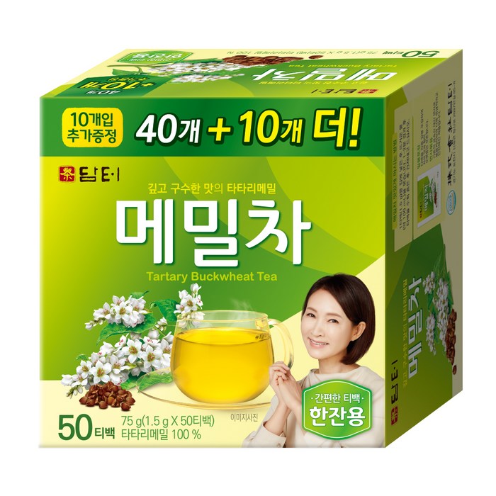 담터 메밀차, 1.5g, 50개입, 1개 대표 이미지 - 국산차 추천