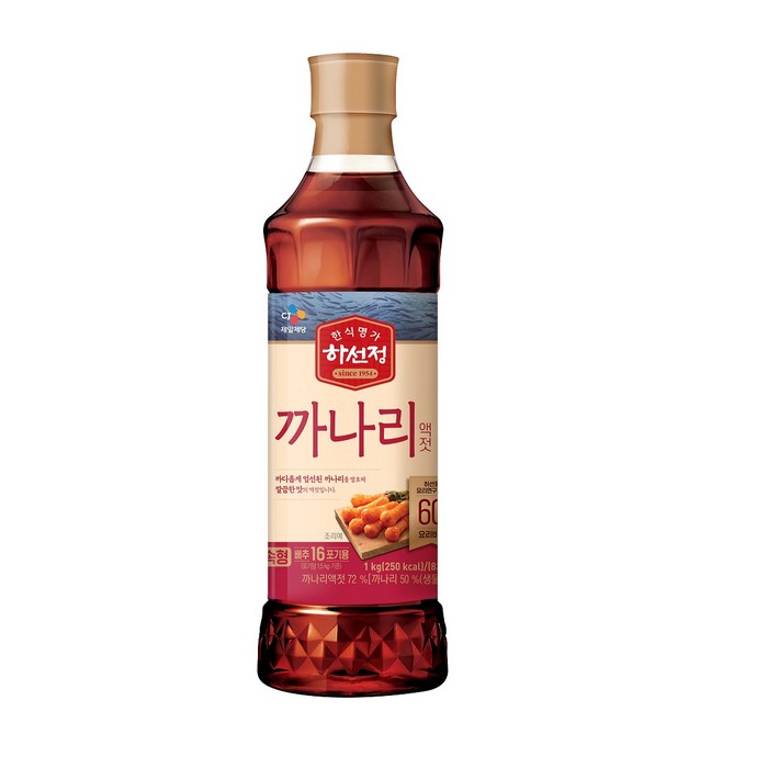 하선정 까나리액젓 실속형, 1kg, 1개 대표 이미지 - 까나리액젓 추천