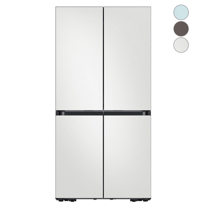 색상선택형 삼성전자 비스포크 615L 키친핏 메탈 4도어 냉장고 방문설치