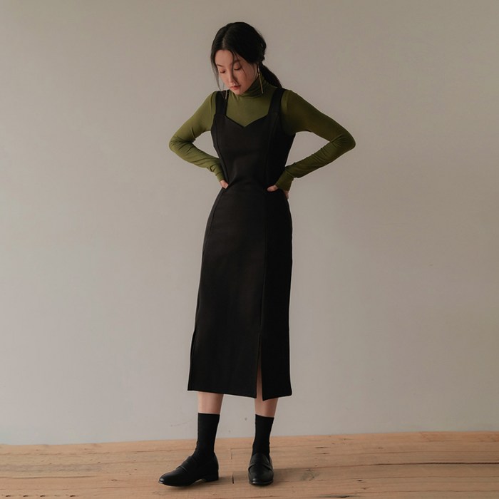 리올그 DIVIDEDNESS JUMPER SKIRT 원피스 대표 이미지 - 리올그 원피스 추천