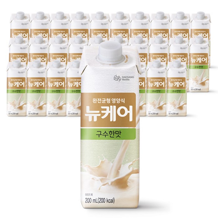 대상웰라이프 완전균형영양식 뉴케어 구수한맛, 200ml, 30개 대표 이미지 - 헬스 식단 추천