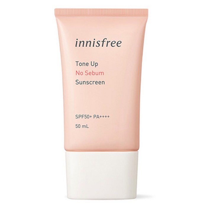 이니스프리 톤업 노세범 선스크린 SPF50+ PA++++, 50ml, 1개 대표 이미지 - 톤업크림 추천