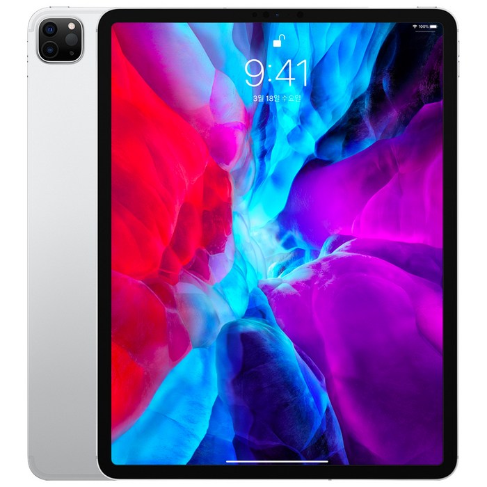 Apple iPad Pro 12.9 4세대, 실버, 1TB, Wi-Fi+Cellular 대표 이미지 - 대학생 아이패드 추천