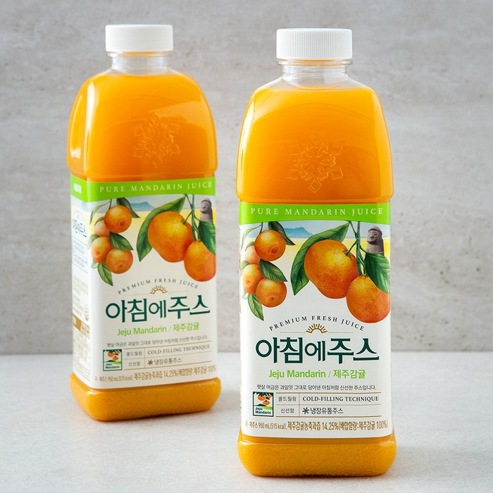 서울우유 아침에주스 감귤, 950ml, 2개 대표 이미지 - 서울 분양 추천