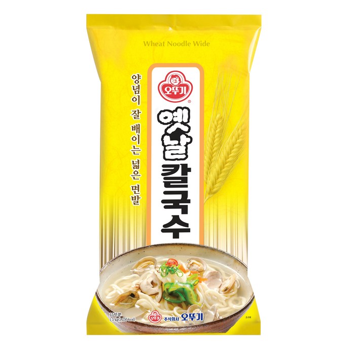 오뚜기 옛날 국수 칼국수, 1.5kg, 1개 대표 이미지 - 국수 추천