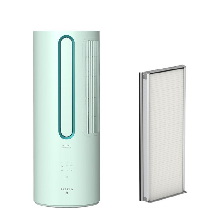 파세코 3세대 창문형 에어컨 듀얼인버터 올민트 PWA-3300M + 모헤어 추가키트 98cm 방문설치 대표 이미지 - 파세코 싱글인버터 추천