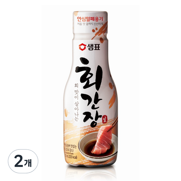 샘표 회 간장, 200ml, 2개 대표 이미지 - 회간장 추천