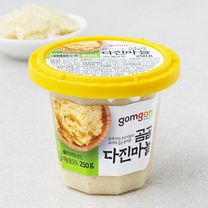 곰곰 다진마늘, 1개, 250g 대표 이미지 - 다진 채소 추천