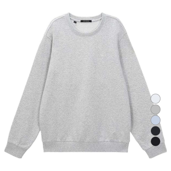 게스 남녀공용 CP 오리지널 삼각 라벨 맨투맨 MO3K9440