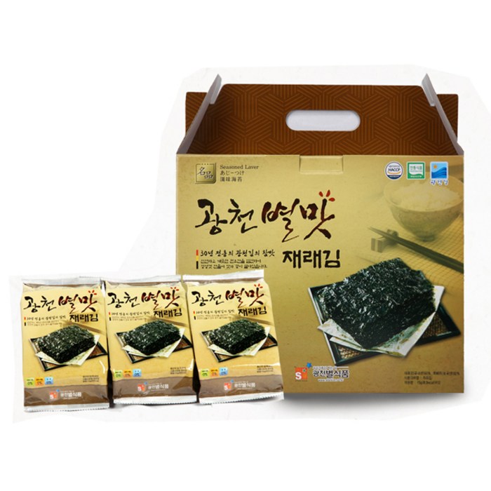 광천별맛김 재래김 15g, 12개 대표 이미지 - 별창 추천