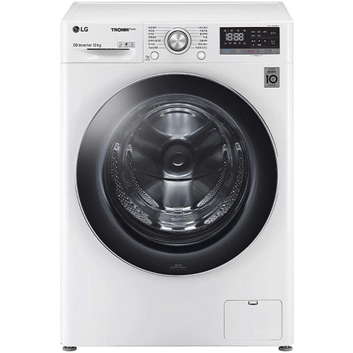 LG전자 트롬 드럼 세탁기 F12WVA 12kg 방문설치, 화이트, F12WVA