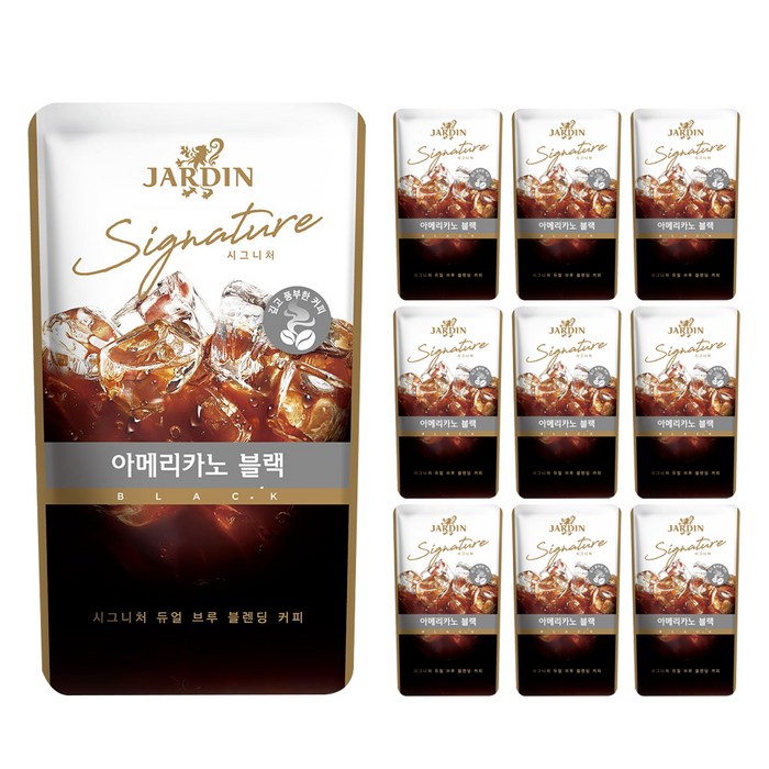 쟈뎅 시그니처 아메리카노 블랙, 230ml, 10개 대표 이미지 - 쟈뎅 커피 추천