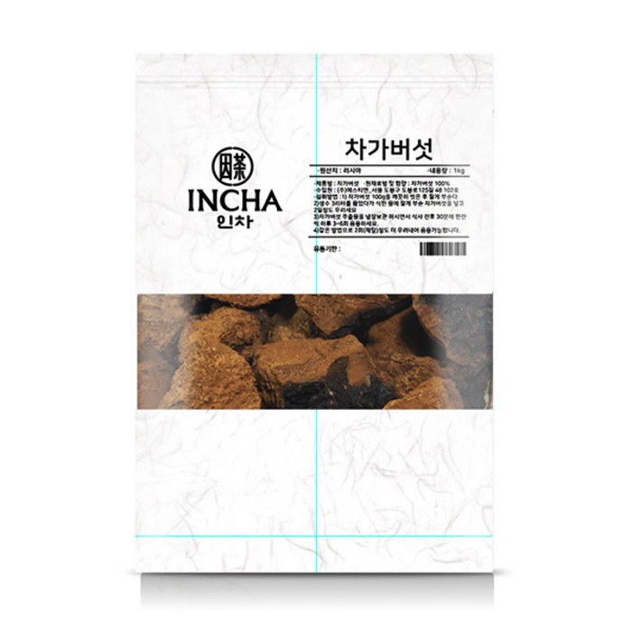 인차 러시아 차가버섯, 1kg, 1개 대표 이미지 - 차가버섯 추천