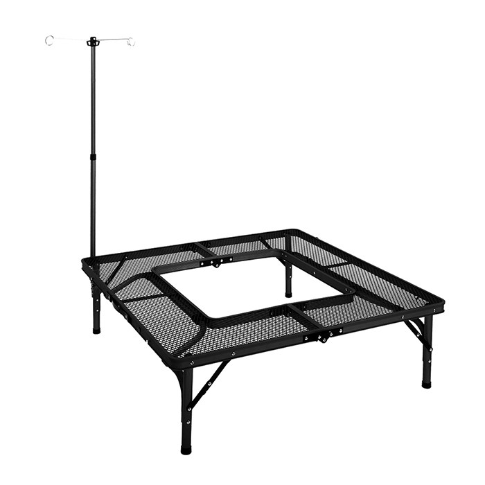 카즈미 아이언메쉬 화로대 테이블 II, 블랙 대표 이미지 - 캠핑 화로대 추천