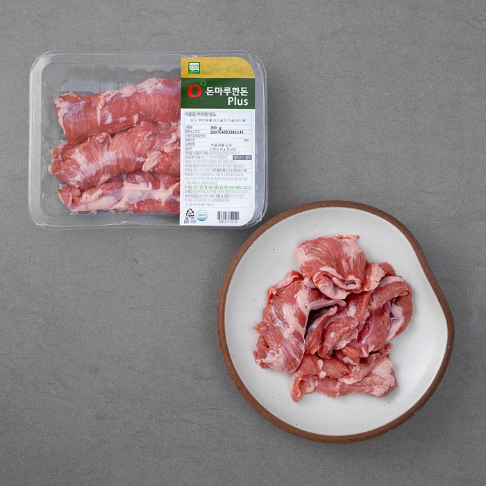 돈마루 국내산 무항생제 인증 한돈플러스 갈매기살 구이용 (냉장), 300g, 1개 대표 이미지 - 갈매기살 추천