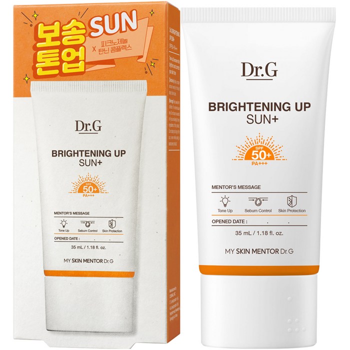 닥터지 브라이트닝 업 선 플러스 SPF50+ PA+++, 35ml, 1개 대표 이미지 - 미백 선크림 추천