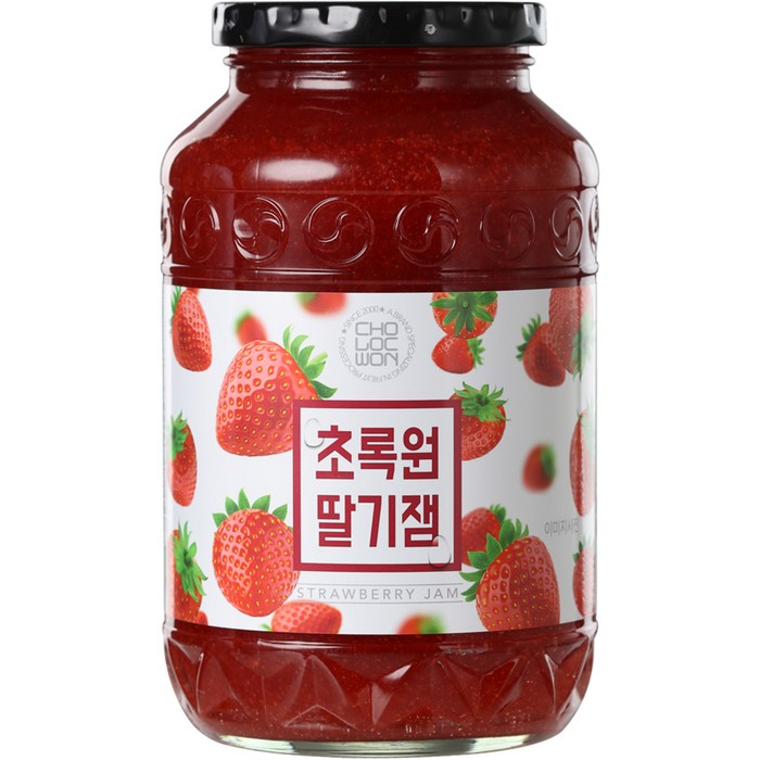 초록원 딸기잼, 1kg, 1개 대표 이미지 - 저당 음식 추천