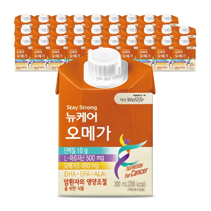 대상웰라이프 뉴케어 오메가 암환자영양식, 200ml, 30개 대표 이미지 - 대상웰라이프 뉴케어 추천