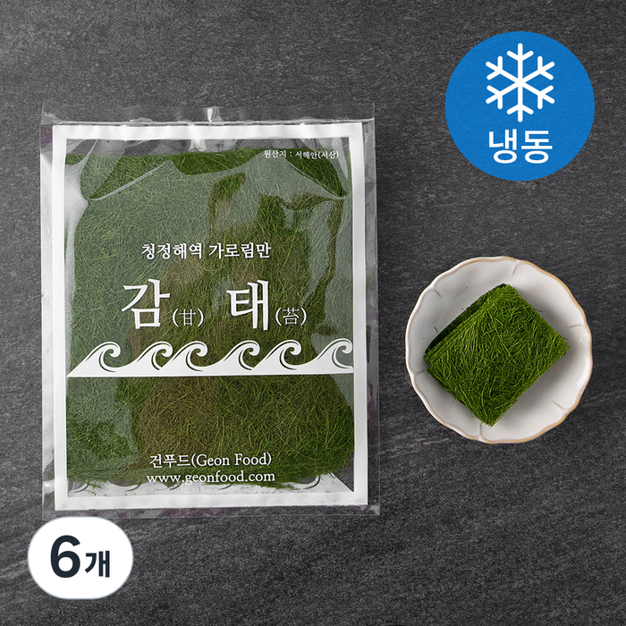 건푸드 생감태 (냉동), 20g, 6개 대표 이미지 - 감태 추천