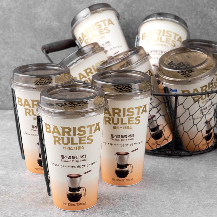 바리스타룰스 플라넬 드립 라떼, 325ml, 10개 대표 이미지 - 라떼 추천