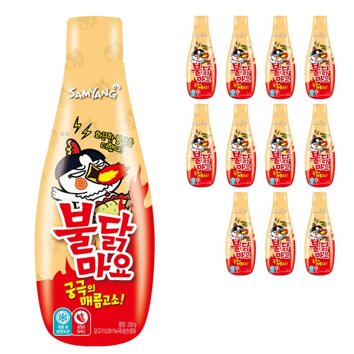 삼양 불닭마요 소스, 250g, 12개 대표 이미지 - 즛토마요 추천