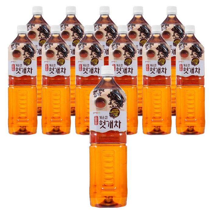 곰곰 개운한 헛개차, 1500ml, 12개입 대표 이미지 - 헛개차 추천