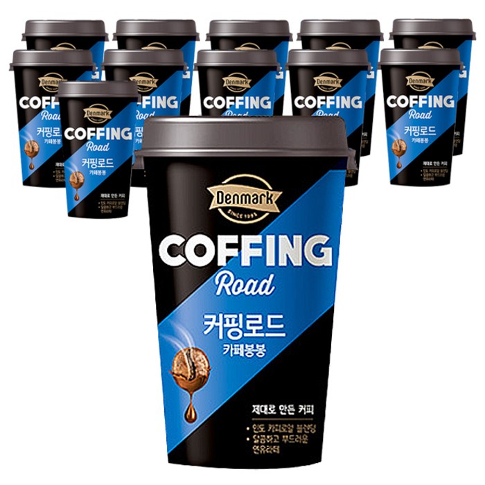 덴마크 커핑로드 카페봉봉, 300ml, 12개 대표 이미지 - 편의점 커피 추천