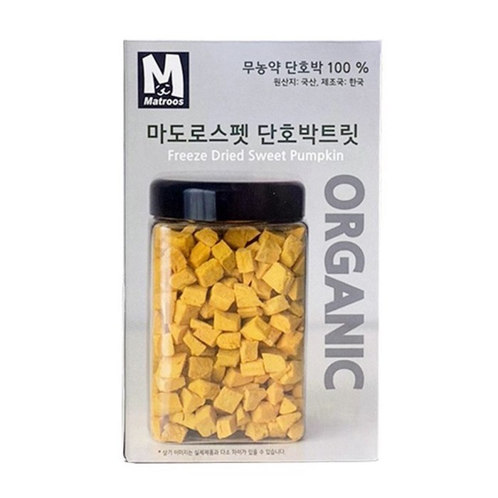 마도로스펫 반려동물 간식, 단호박트릿, 1개 대표 이미지 - 치킨트릿 추천