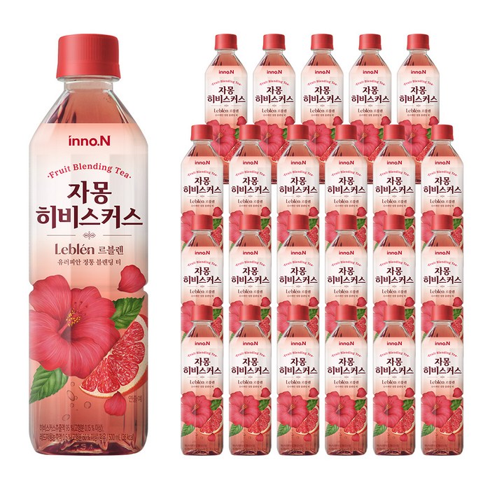 innoN 르블렌 자몽 히비스커스, 500ml, 24개 대표 이미지 - HK이노엔 추천