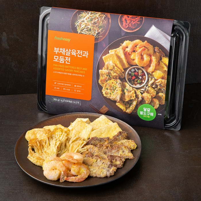 프레시지 부채살육전과 모둠전, 702g, 1개 대표 이미지 - 육전 맛집 추천