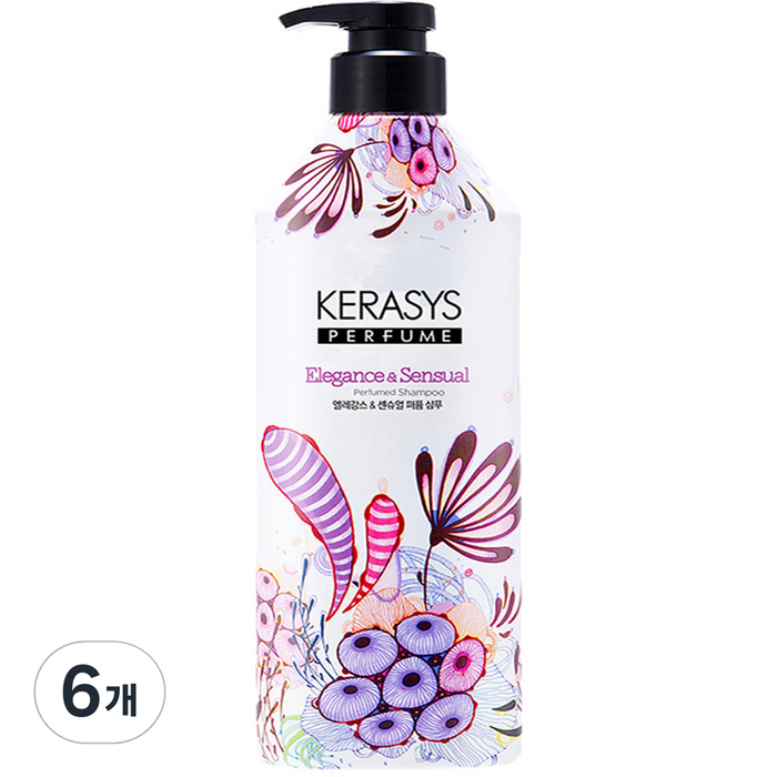 케라시스 엘레강스 앤 센슈얼 퍼퓸 샴푸, 980ml, 6개