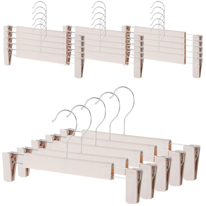 생활공식 논슬립 패킹 바지걸이 고급형, 20개, 베이지 대표 이미지 - 바지걸이 추천