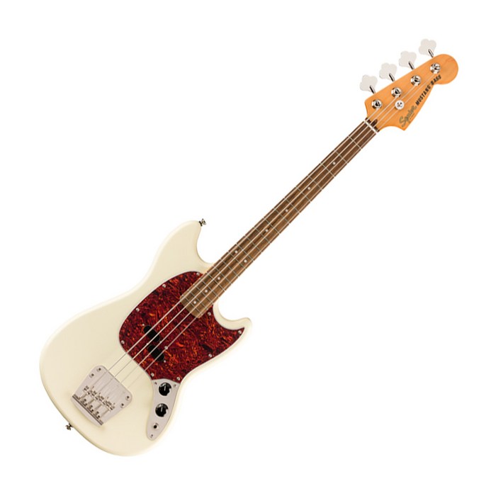 스콰이어 Classic Vibe 60s Mustang Bass 기타 Laurel, Olympic White, 037-4570-505 대표 이미지 - 스콰이어 클래식 바이브 추천