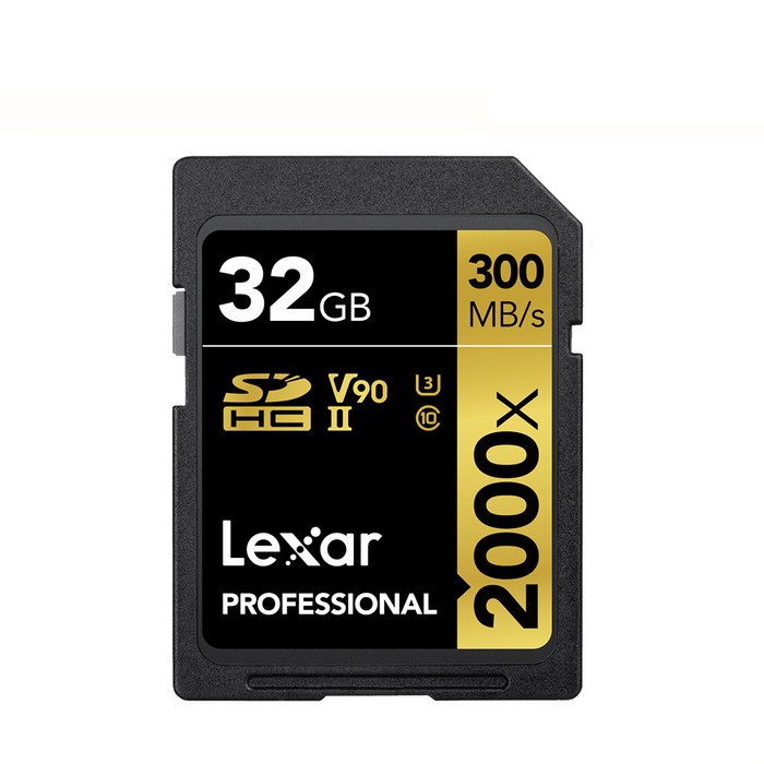 렉사 SD카드 2000배속 UHS-II, 32GB 대표 이미지 - 렉사 SD카드 추천