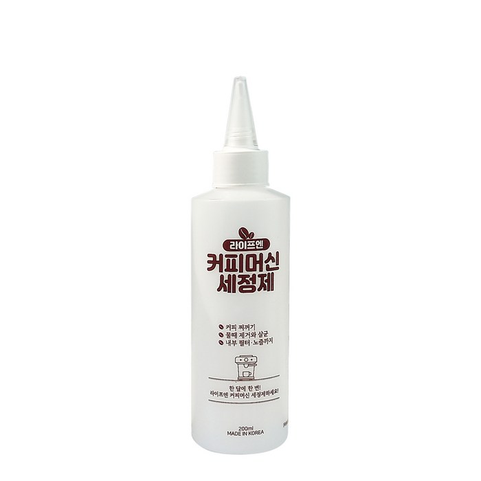 라이프엔 커피머신 세정제 200ml, 1개 대표 이미지 - 커피머신 세정제 추천