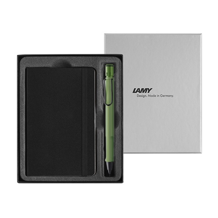 LAMY 사파리 샤프 사바나그린 + 노트 기프트 세트, 0.5mm, 1세트 대표 이미지 - 라미 만년필 추천