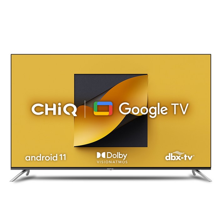 더함 4K UHD LED 구글 안드로이드 11 TV, 127cm, UA501UHD M8X CHIQ 2023, 고객직접설치, 스탠드형 대표 이미지 - 30만원대 TV 추천