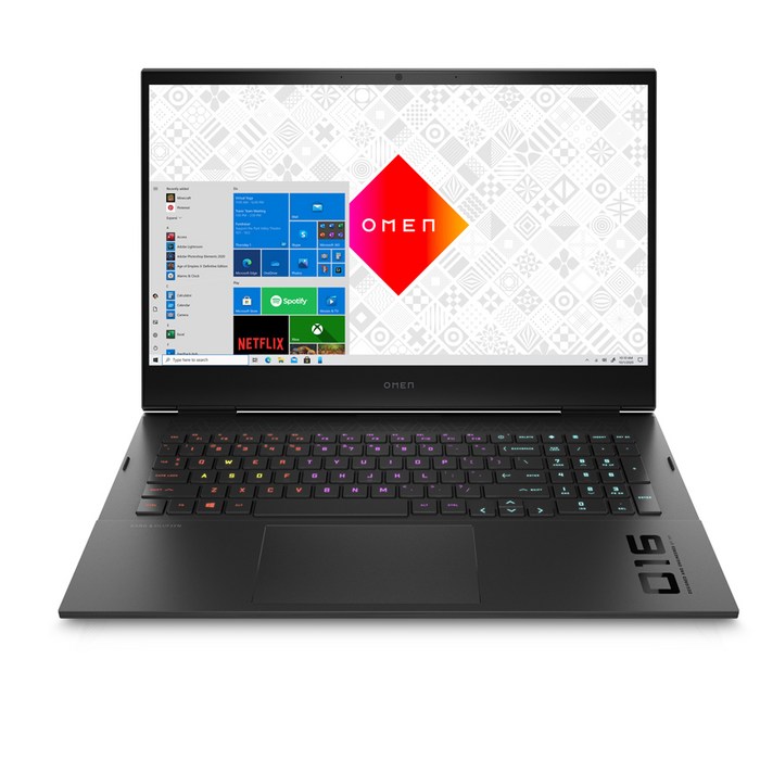 HP 2022 OMEN 게이밍 노트북 16.1, 블랙, HP OMEN 16-b1031TX, 코어i7 12세대, 512GB, 16GB, WIN11 Home 대표 이미지 - HP OMEN 추천