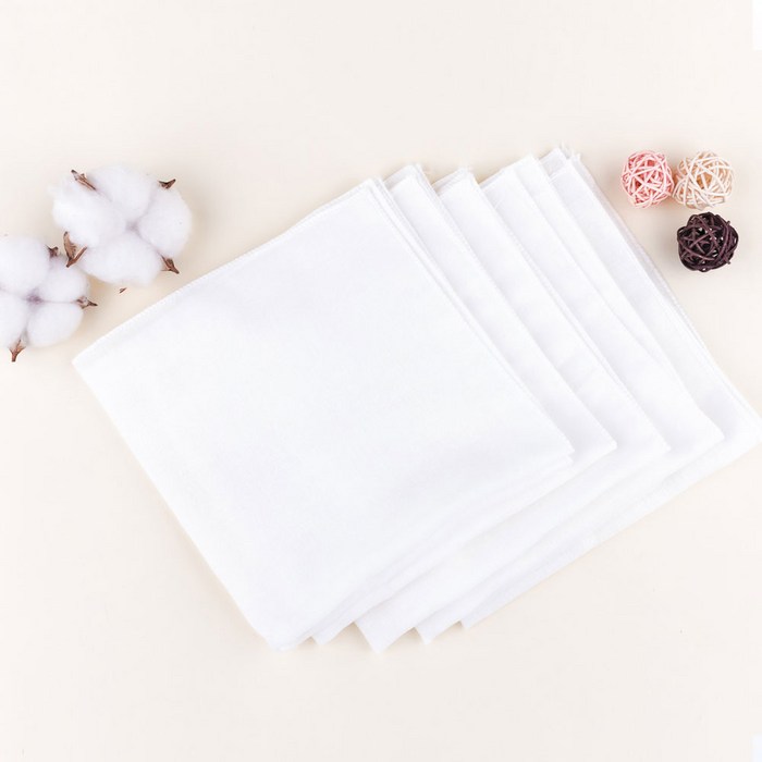 한스네이처 신생아용 순면 가제 손수건 20p