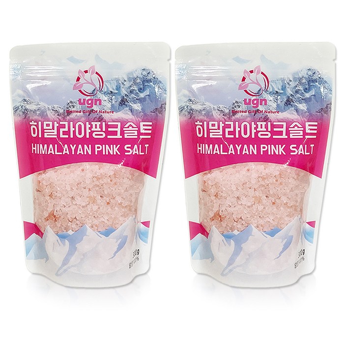유지앤 히말라야 핑크솔트 굵은입자, 300g, 2개 대표 이미지 - 히말라야 핑크솔트 추천