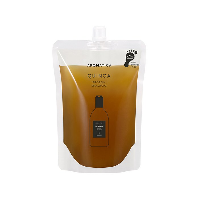 아로마티카 퀴노아 프로틴 샴푸 리필, 500ml, 1개 대표 이미지 - 극손상 샴푸 추천