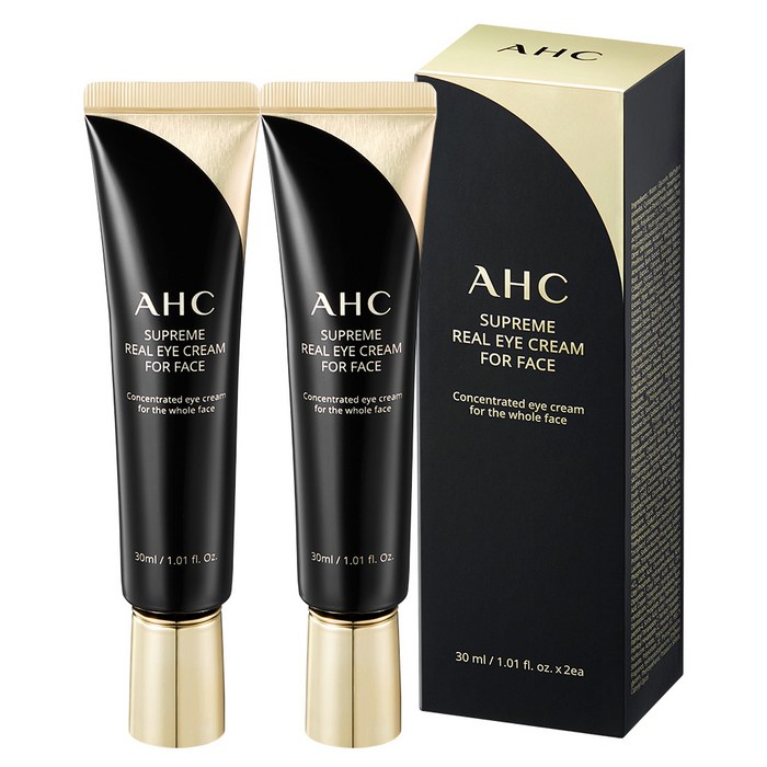 AHC 슈프림 리얼 포 페이스 아이크림, 30ml, 2개 대표 이미지 - 주름 케어 추천