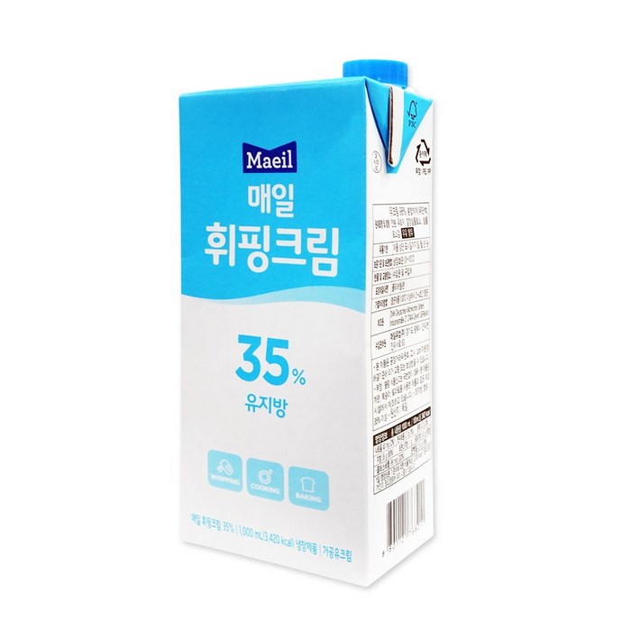 매일 휘핑크림35_1L 대표 이미지 - 휘핑크림 추천