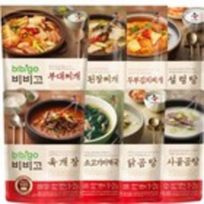 비비고 즉석국 국 찌개, 500g, 8종 대표 이미지 - 비비고 국 추천