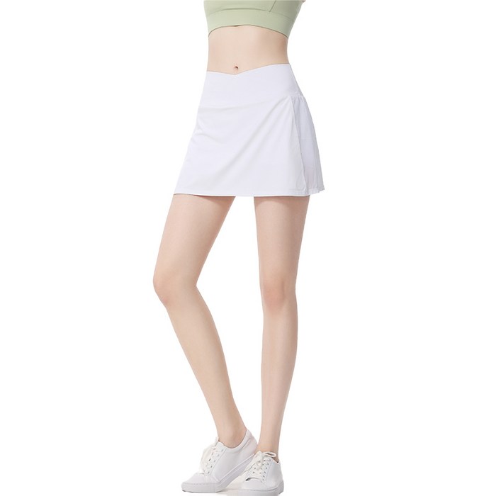 JUXIN 여성 노출방지 운동 치마바지 요가 치마바지 대표 이미지 - 노출 의상 추천